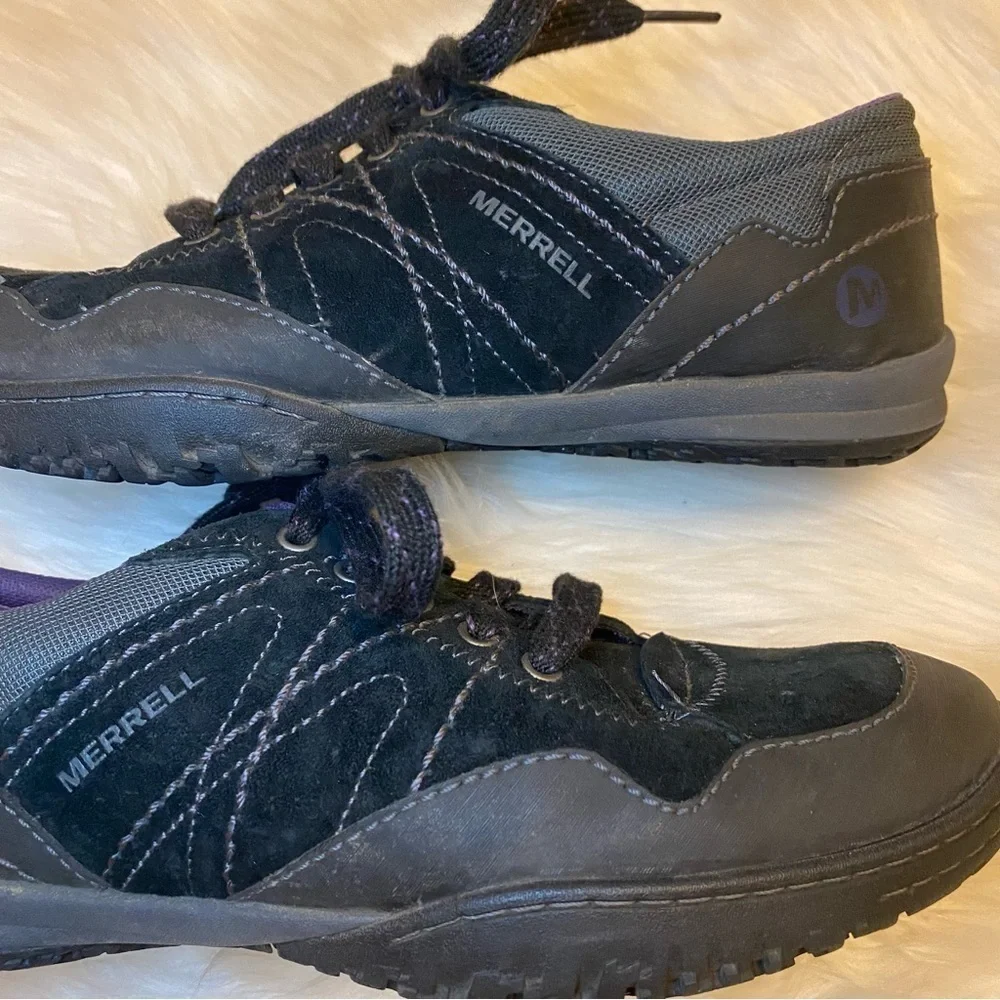 Merrell Black & Purple Sneakers Size 6.5